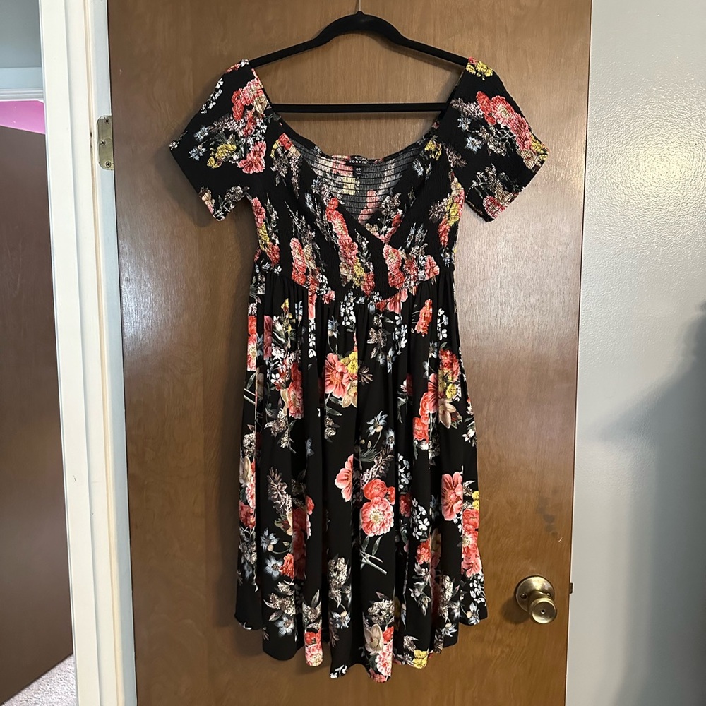 Torrid Off-The-Shoulder Floral Dress